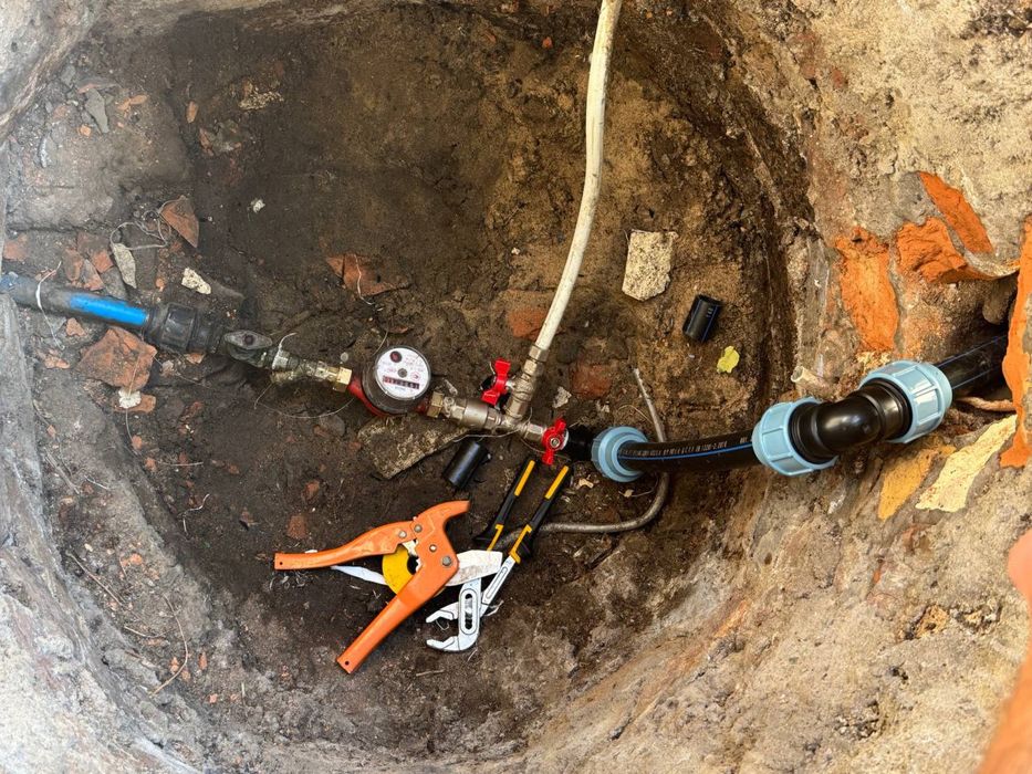 Земляные работы, септик под ключ, монтаж канализации и водопровода