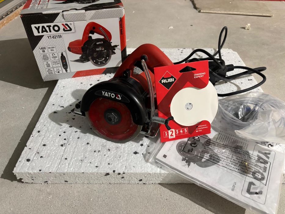 Tarcza RUBI CPR do gresu 125 mm - jak nowa jedno ciecie