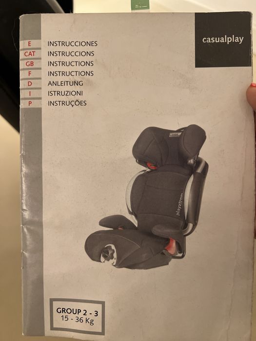 Cadeira de carro da Casualplay 15-36kg.
