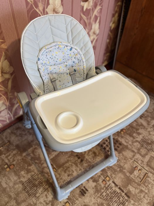 Стілець для годування 2в1 Kinderkraft LASTREE Grey