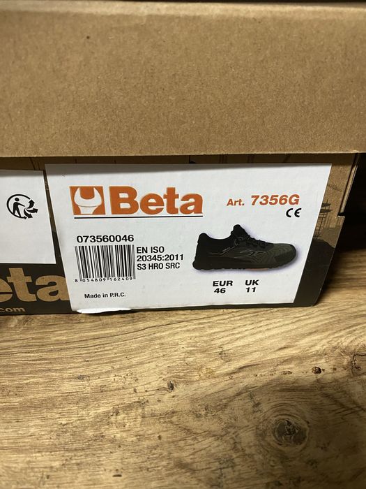 Buty rozmiar 46 ochronne robocze BETA S3 7356G