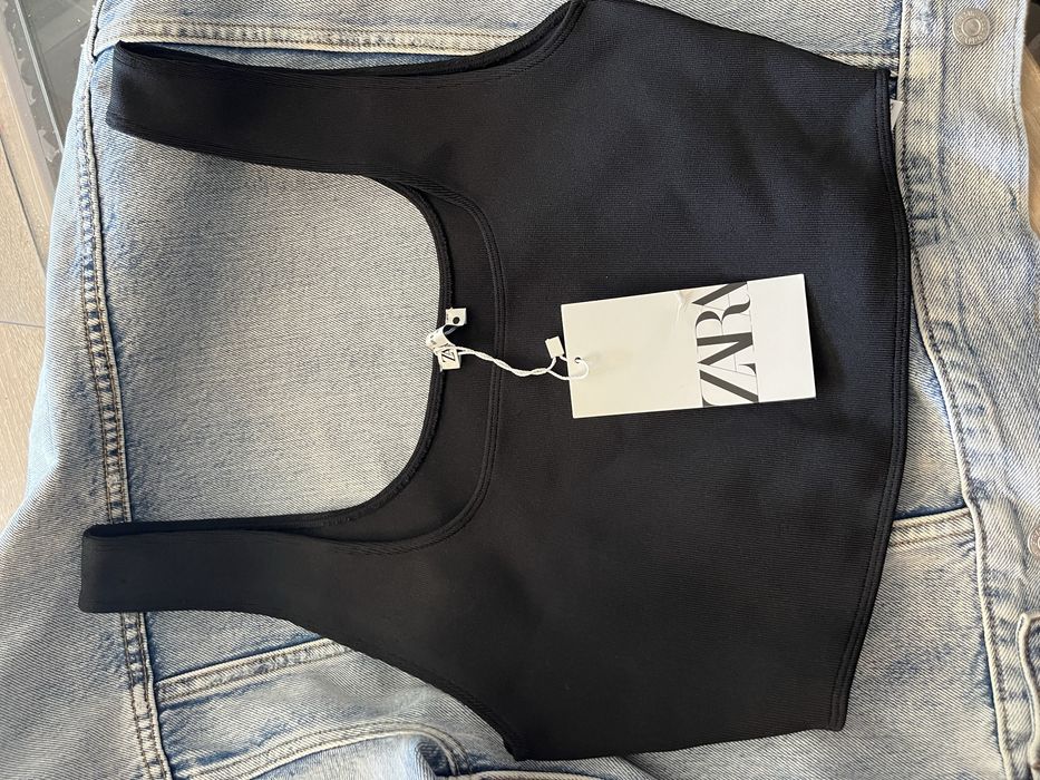 Nowy crop top zara S 36
