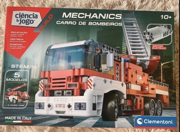 Carro bombeiros motor elétrico