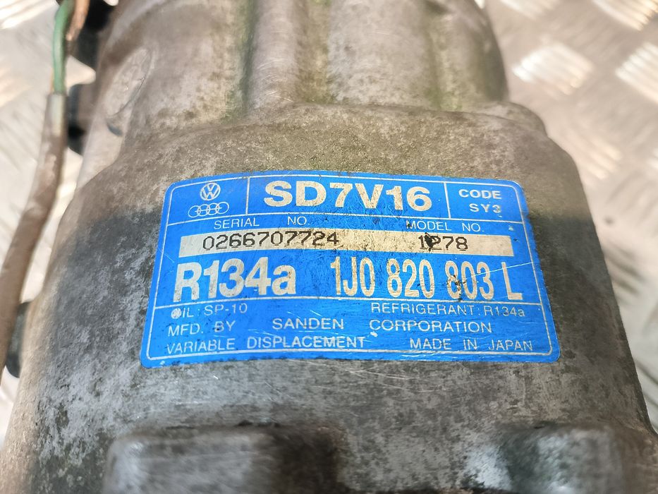 Sprężarka Kompresor Klimatyzacji Audi A3 8L 1.9 Tdi 1J0 820 803 L
