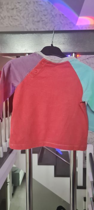 T-shirt  trójkolorowy