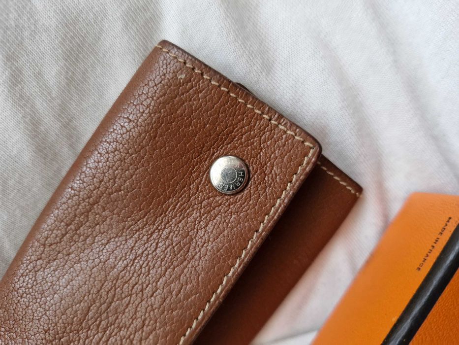 Hermes Etui na Klucze - Brązowe