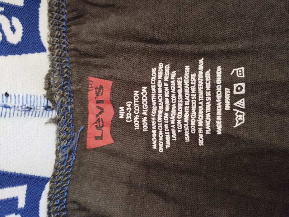 Труси боксерки Levi's розмір М, 3 пари, бавовна, cotton