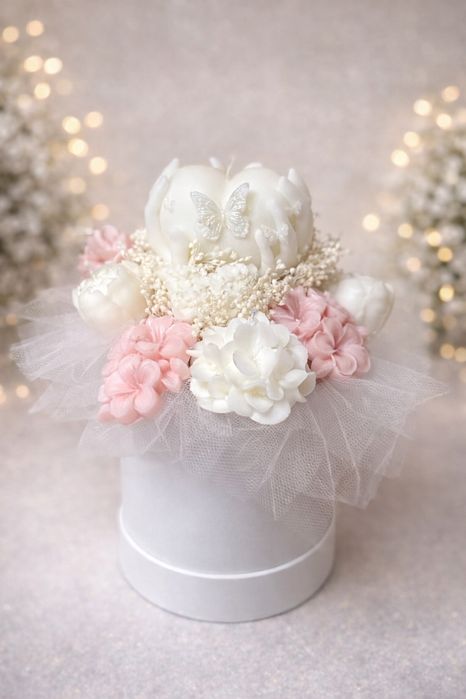 Idealny prezent Flower Box sojowy