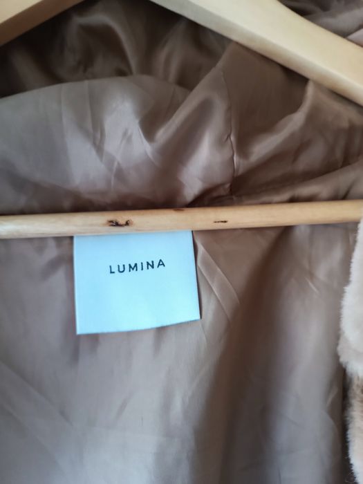 Casaco pele bege T.L