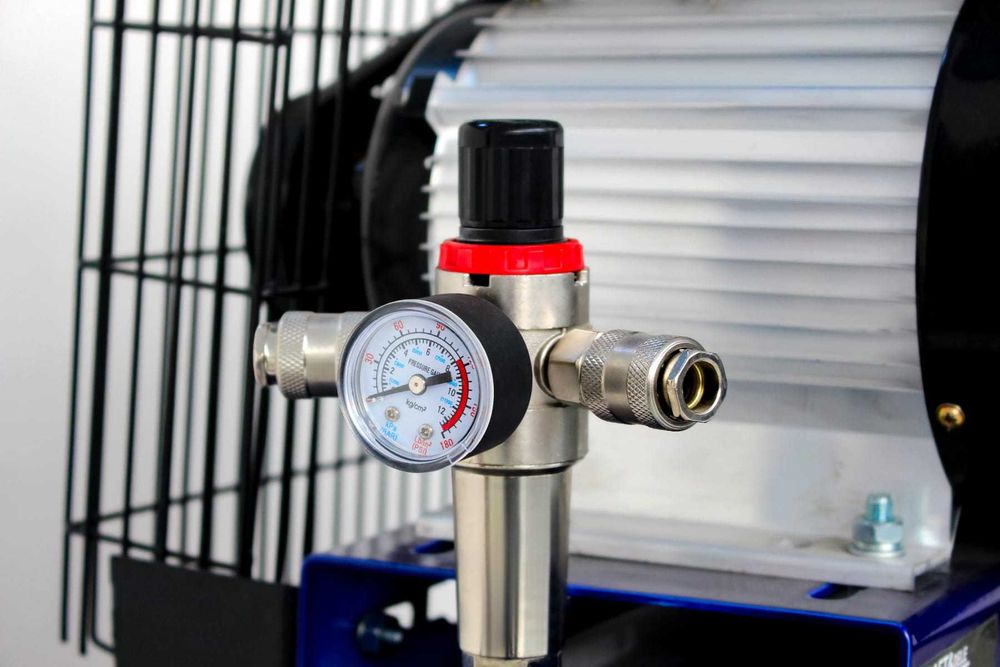 Kompresor Olejowy Sprężarka 100L 230V 2Tłokowy Powietrza New Model*