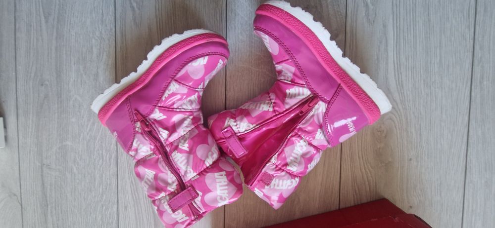 Śniegowce, kozaki, prada 29 różowe ciepłe