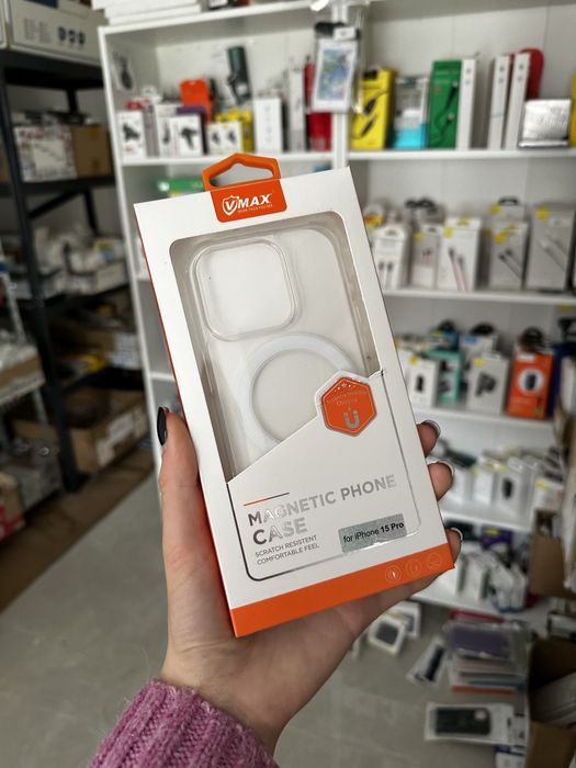 Plecki przeźroczyste MagSafe IPHONE 15 PRO