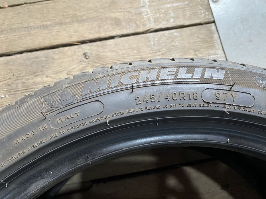 2шт 245/40R18 Michelin Primacy 3 ZP