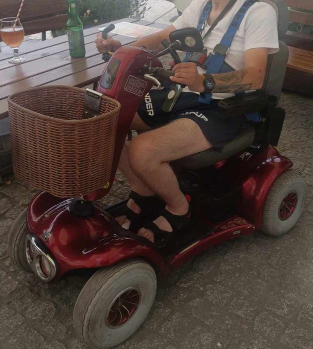 Shoprider 5 - Skuter inwalidzki, Wydajna bateria, Bdb stan!