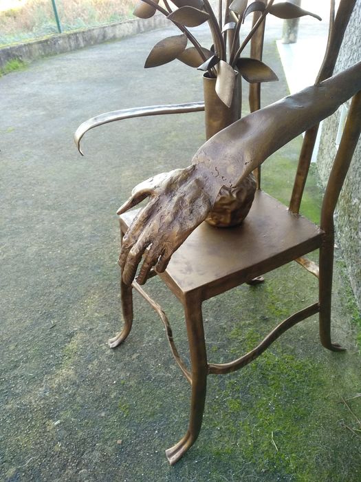 Eco da alma - Escultura em metal