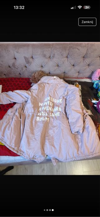 Parka zara 152 w dobrym stanie