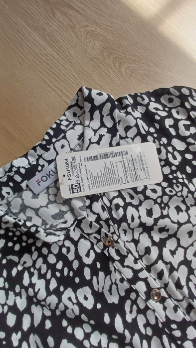 Czarno biała sukienka, polski producent, wymiary w opisie
