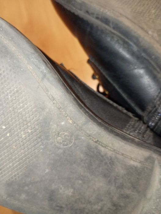 Botki 36 kozaczki jesienne czarne