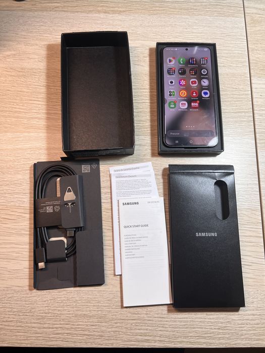 Samsung Galaxy S24 128GB Onyx Black — Como Novo — Completo