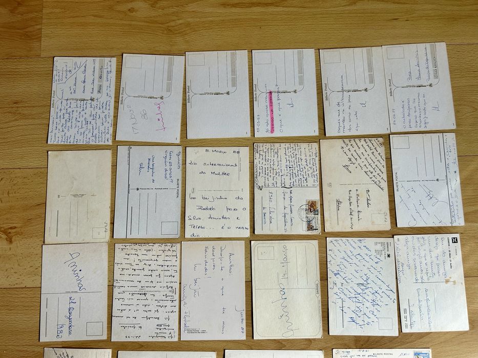 Lote de 22 postais vintage/antigos