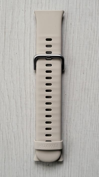 Pasek silikonowy do zegarka Huawei Fit 3 /4 /4 Pro /5 /5 Pro oryginalny kolor beżowy