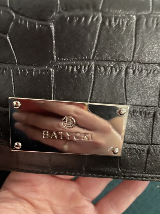 Torebka batycki skórzana