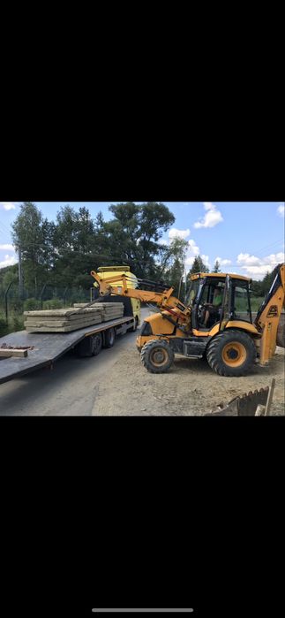 Uslugi koparka koparko-ładowarka