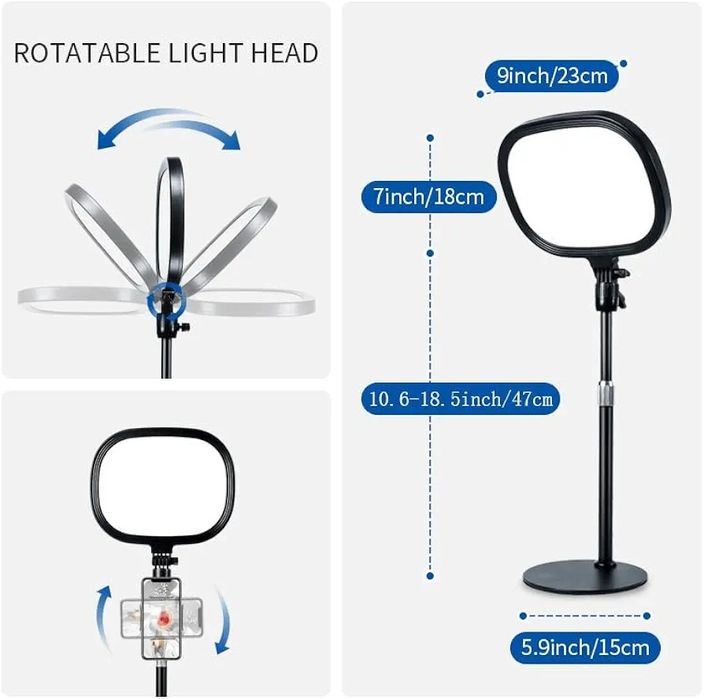 Zestaw do wideokonferencji z elastycznym stojakiem uchwytem na telefon
