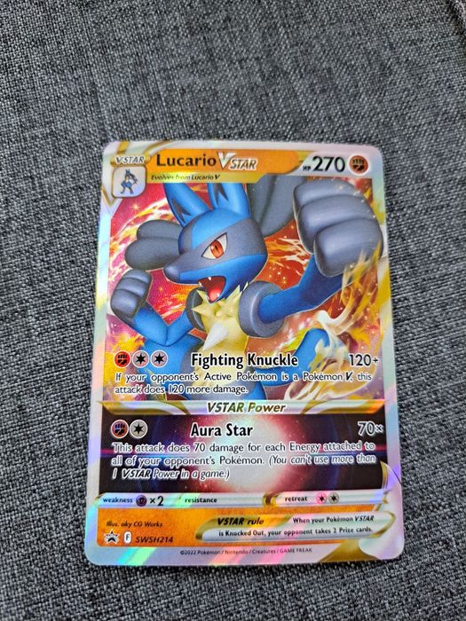 Karta pokemon tcg- Lucario V star