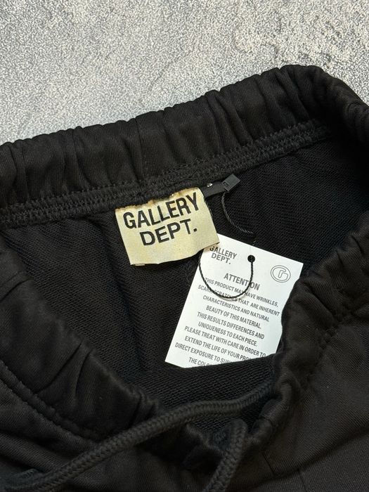 Штани Gallery Dept / спортивні штани Галери Депт / штаны Фларед джинси | Штаны Галери Депт / мужские серые штаны / черные штаны Gallery Dept