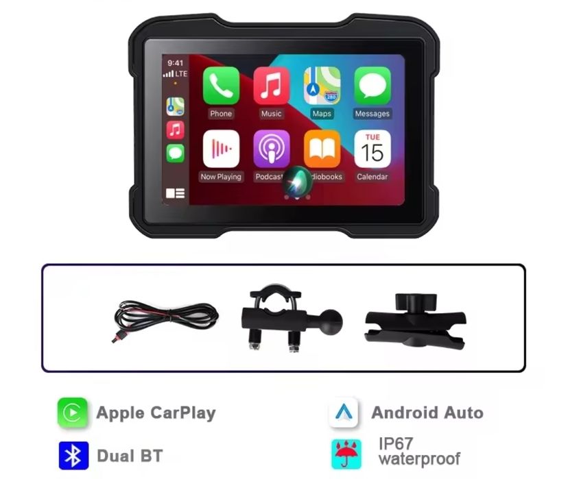 GPS para Moto Apple CarPlay Android Auto (Novo)