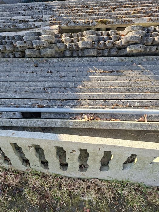 Płot betonowy z rozbiórki