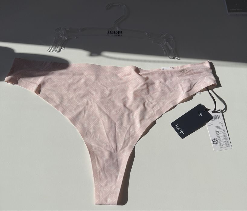 JOOP! stringi damskie pudrowy róż rozmiar 44 nowe z metkami
