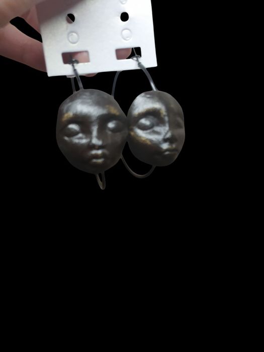 Серьги в африканском стиле   ручна робота