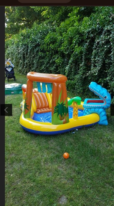 Basen dla dzieci basen ogrodowy +  flaming koło plażowe dla dzieci