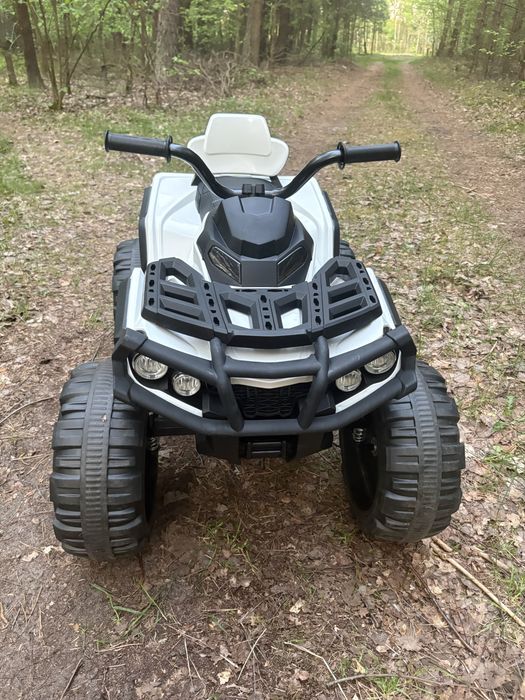 Quad ATV Biały Na Akumulator Dla Dzieci