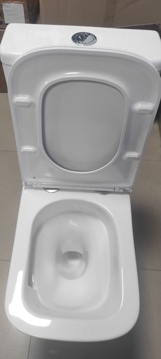 Компакт-унітаз безобідковий Soft-close новітня система змиву Торнадо