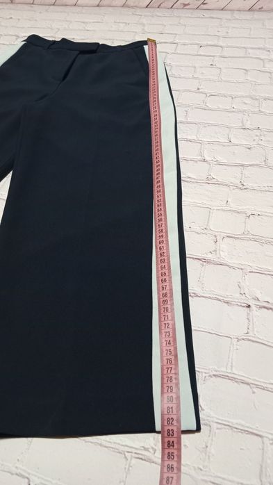 Брюки кюлоти michael kors contrast stripe wide-leg pants сині р. 158