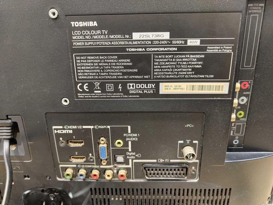 TV Lcd Toshiba 22 polegadas