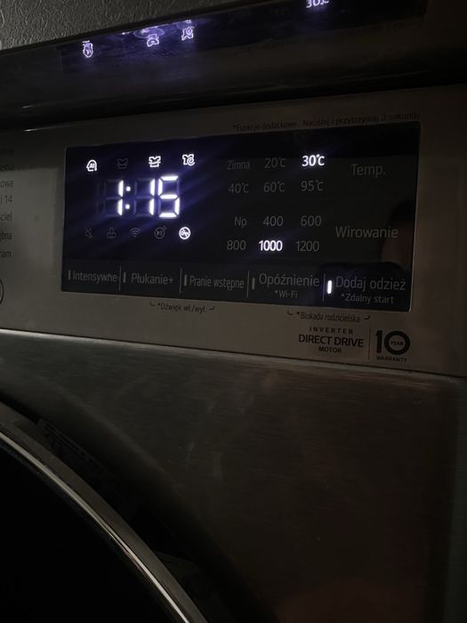 Pralka LG Vivace F2WV5S7S2TE 7 kg Slim WiFi ThinQ 1200 obr.