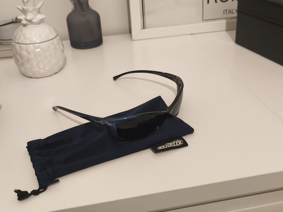 Óculos Arnette azuis metalizados - Modelo vintage, Como novos!