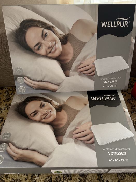 Подушка Jusk Gold Memory Vongsen 40/60/13 ( нова) 2 шт.