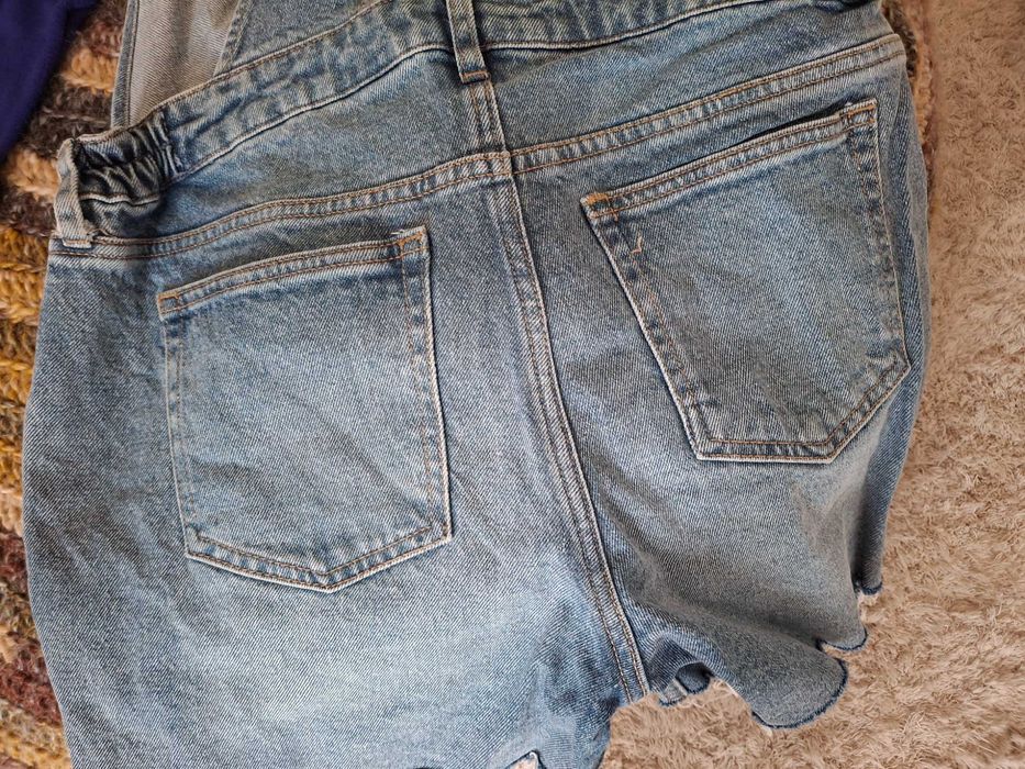 MAMA Jardineiras em ganga