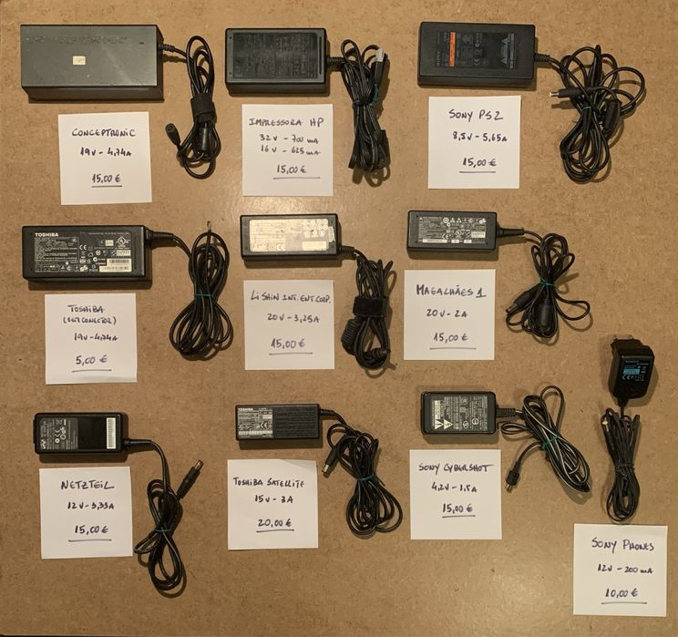 Carregadores Diversos - Desde 5€