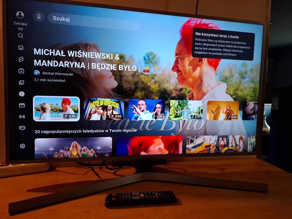 Telewizor LED 43 cale Samsung smart tv 4K