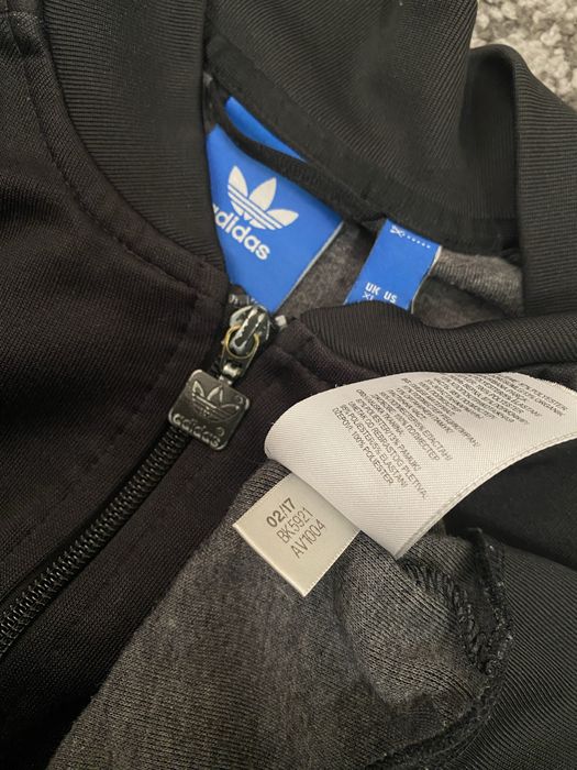 Adidas firebird зип худі sk8 Л розмір чорного кольору