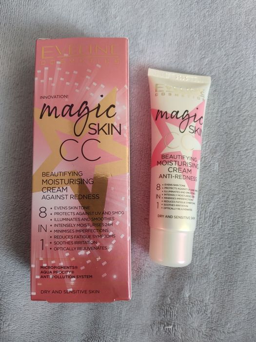 Upiększający krem nawilżający CC 8w1 Eveline Magic Skin 50ml