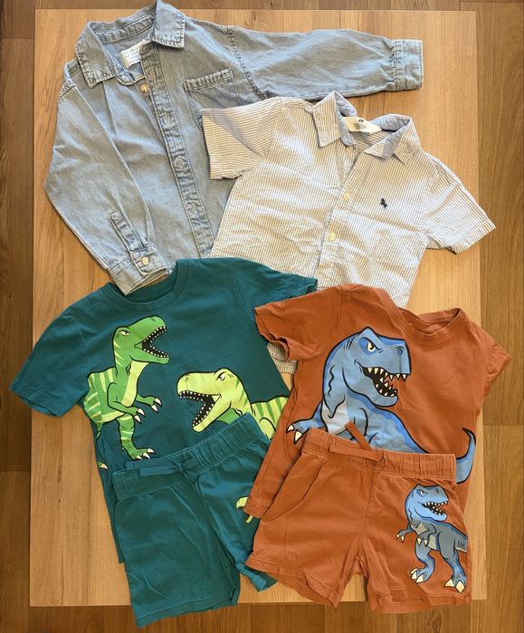 Костюми, рубашки літо хлопчик 98-104 H&M, Primark