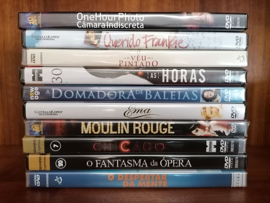 Lote de 10 DVD’s - NOVOS