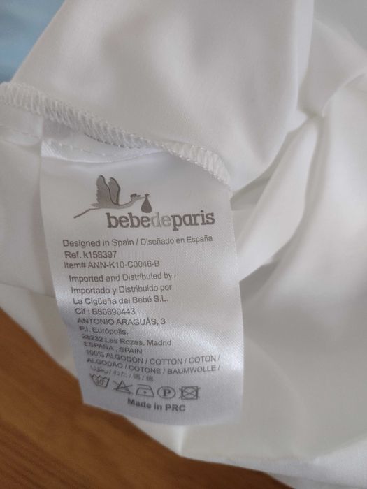 Conjunto 5 peças Bebé